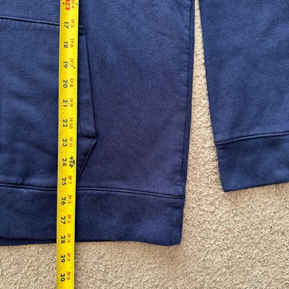 Under Armour Sweatshirt Mens Large Triton Athletics Blue Pullover Hoodie - Picture 7 of 10